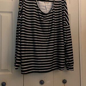 2x striped top